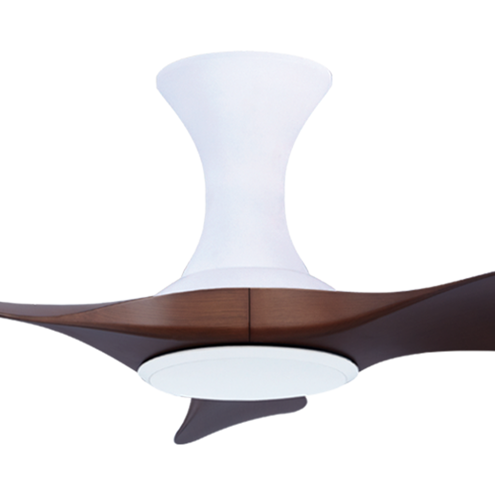 EFENZ Thurman 343 34 inch ceiling fan, White Dutch Cocoa limited edition, hugger mount, no light