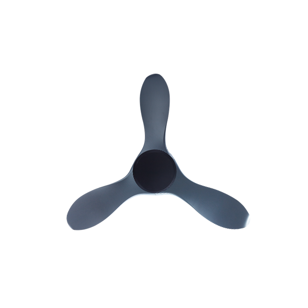 EFENZ Isabel 403 40 inch ceiling fan, Black Carbon Fiber limited edition, downrod mount, no light