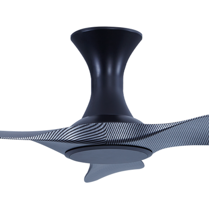 EFENZ Isabel 403 40 inch ceiling fan, Black Carbon Fiber limited edition, hugger mount, no light