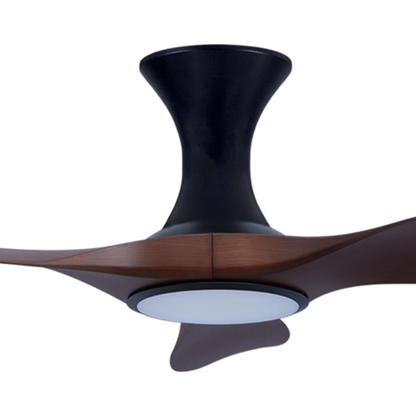 EFENZ Isabel 403 40 inch ceiling fan, Black Dutch Cocoa limited edition, hugger mount, with Samsung LED