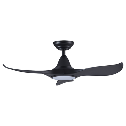 EFENZ Isabel 403 40 inch ceiling fan, Black, downrod mount, with Samsung LED