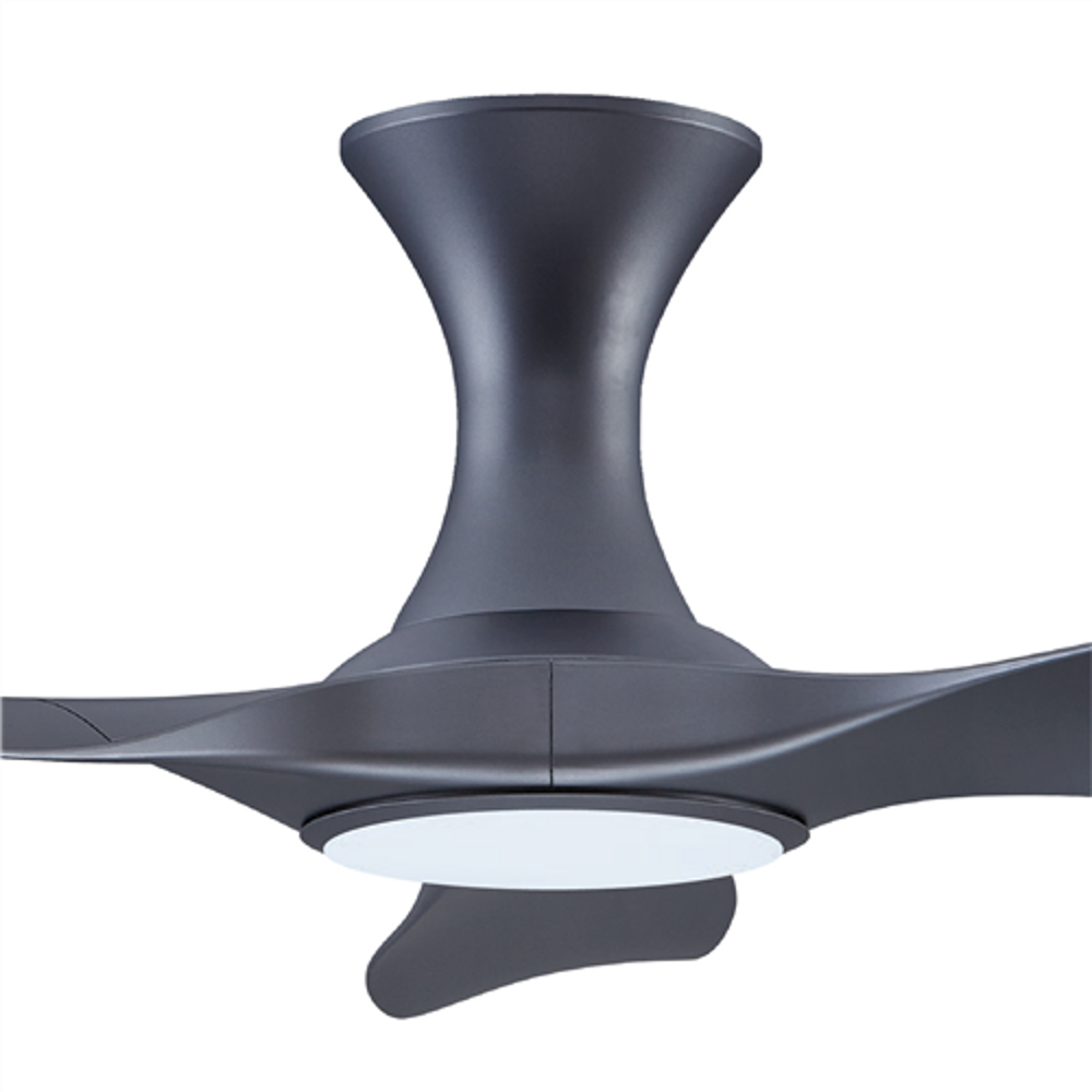 EFENZ Isabel 403 40 inch ceiling fan, Matte Titanium, hugger mount, with Samsung LED