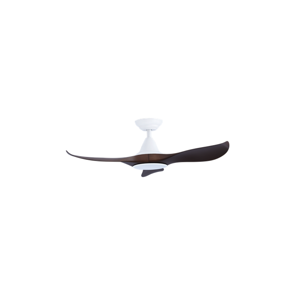 EFENZ Isabel 403 40 inch ceiling fan, White Dutch Cocoa limited edition, downrod mount, with Samsung LED