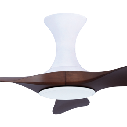 EFENZ Isabel 403 40 inch ceiling fan, White Dutch Cocoa limited edition, hugger mount, no light