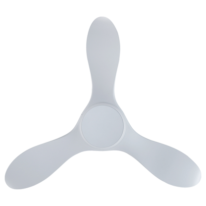 EFENZ Isabel 403 40 inch ceiling fan, White, downrod mount, no light