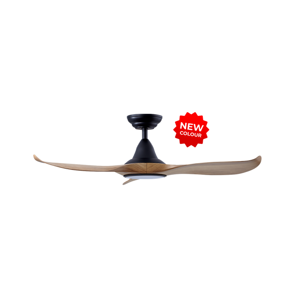 EFENZ Troy 463 46 inch ceiling fan, Black Caramel limited edition, downrod mount, with Samsung LED