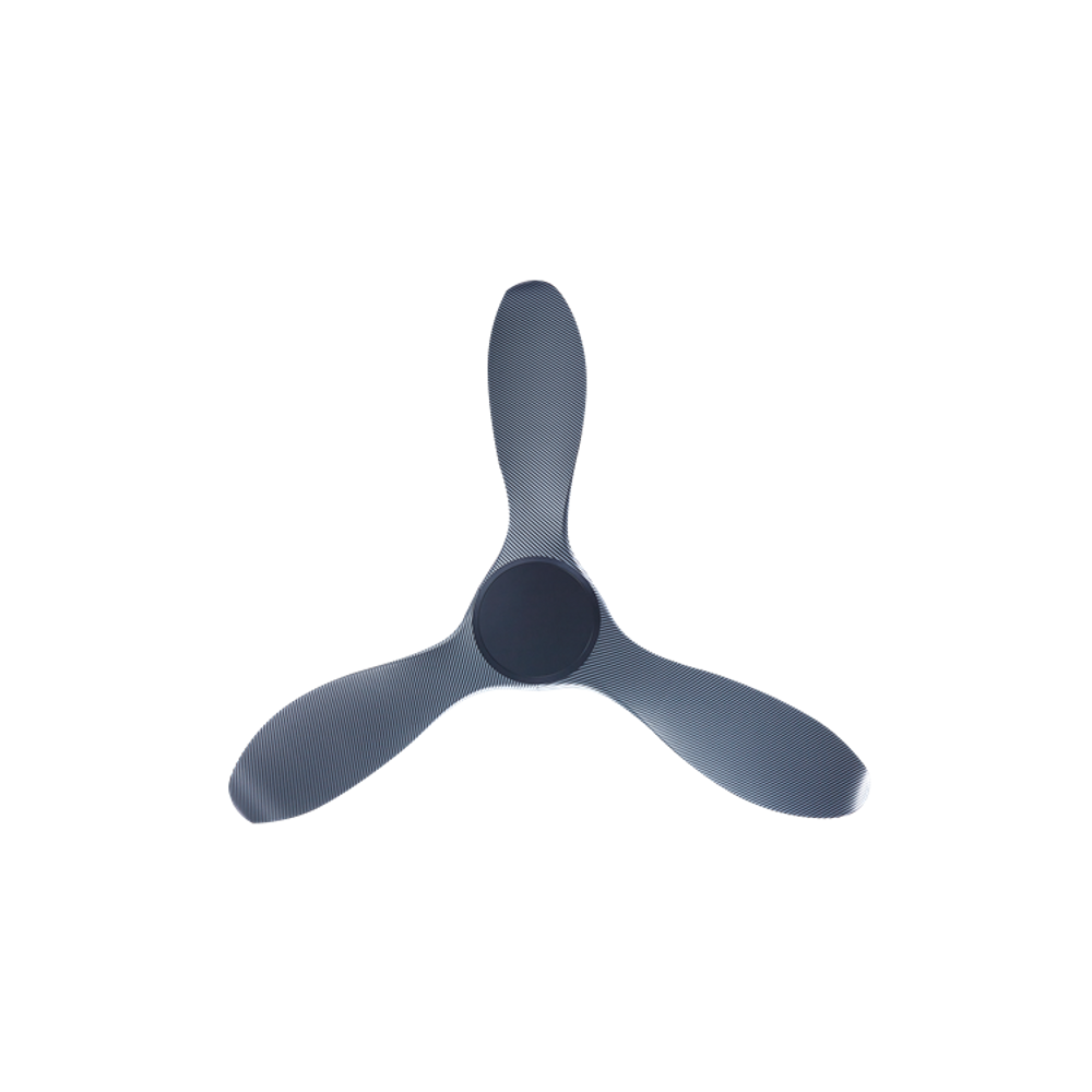 EFENZ Troy 463 46 inch ceiling fan, Black Carbon Fiber limited edition, downrod mount, no light
