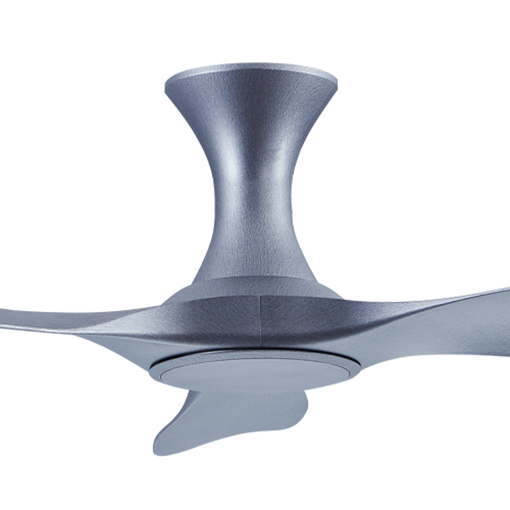 EFENZ Troy 463 46 inch ceiling fan, Satin Titanium limited edition, hugger mount, no light