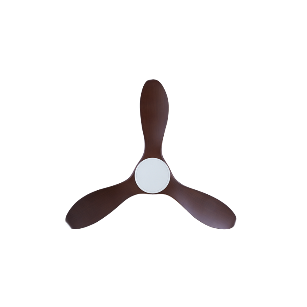 EFENZ Troy 463 46 inch ceiling fan, White Dutch Cocoa limited edition, downrod mount, no light