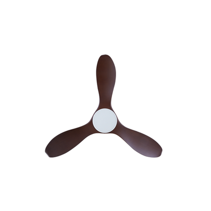 EFENZ Troy 463 46 inch ceiling fan, White Dutch Cocoa limited edition, downrod mount, no light