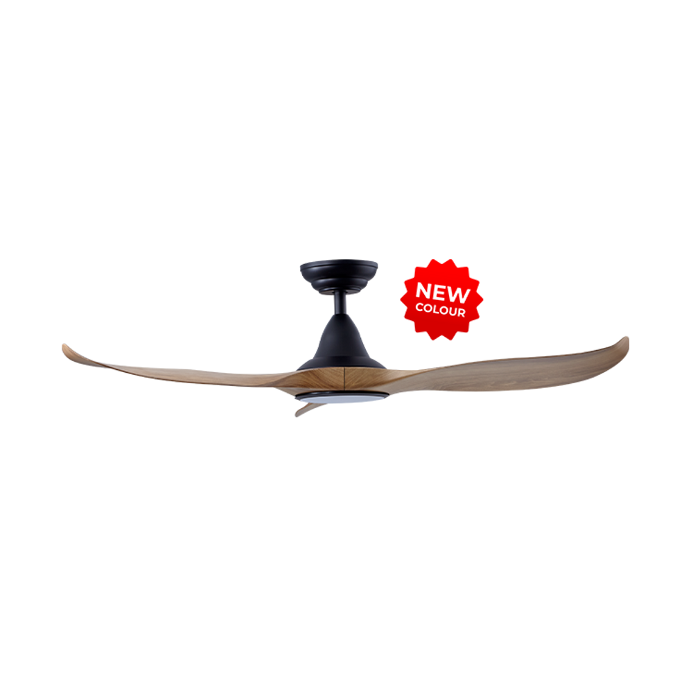 EFENZ Isaac 523 52 inch ceiling fan, Black Caramel limited edition, downrod mount, with Samsung LED