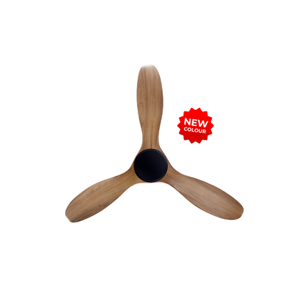 EFENZ Isaac 523 52 inch ceiling fan, Black Caramel limited edition, downrod mount, no light