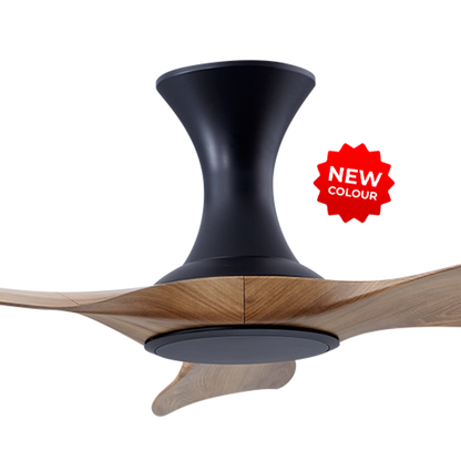 EFENZ Isaac 523 52 inch ceiling fan, Black Caramel limited edition, hugger mount, no light