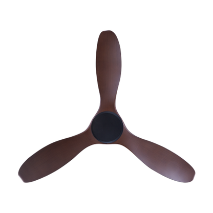 EFENZ Isaac 523 52 inch ceiling fan, Black Dutch Cocoa limited edition, downrod mount, no light