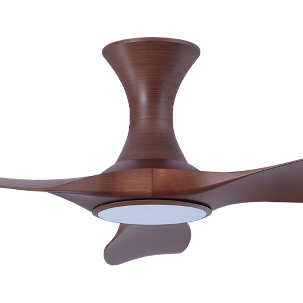 EFENZ Isaac 523 52 inch ceiling fan, Dutch Cocoa limited edition, hugger mount, with Samsung LED