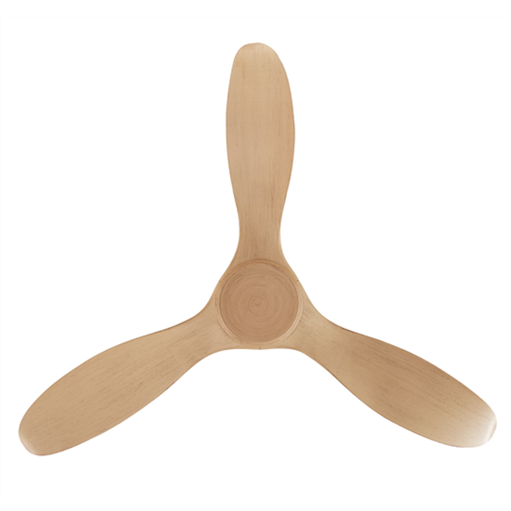 EFENZ Isaac 523 52 inch ceiling fan, Honey Maple Wood, downrod mount, no light
