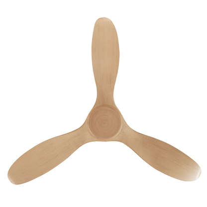 EFENZ Isaac 523 52 inch ceiling fan, Honey Maple Wood, downrod mount, no light