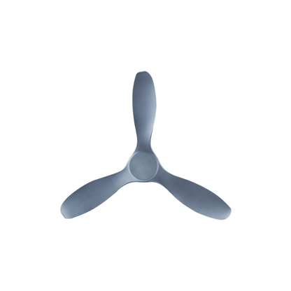 EFENZ Isaac 523 52 inch ceiling fan, Satin Titanium limited edition, downrod mount, no light
