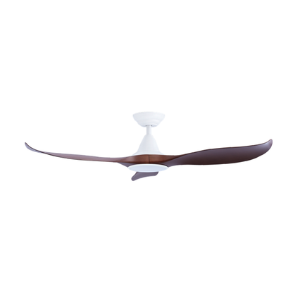 EFENZ Isaac 523 52 inch ceiling fan, White Dutch Cocoa limited edition, downrod mount, with Samsung LED