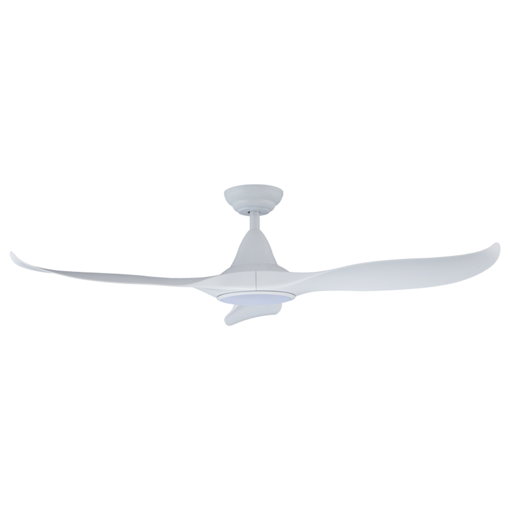 EFENZ Isaac 523 52 inch ceiling fan, White, downrod mount, with Samsung LED
