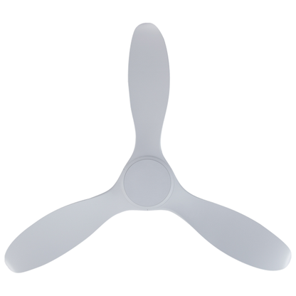 EFENZ Isaac 523 52 inch ceiling fan, White, downrod mount, no light