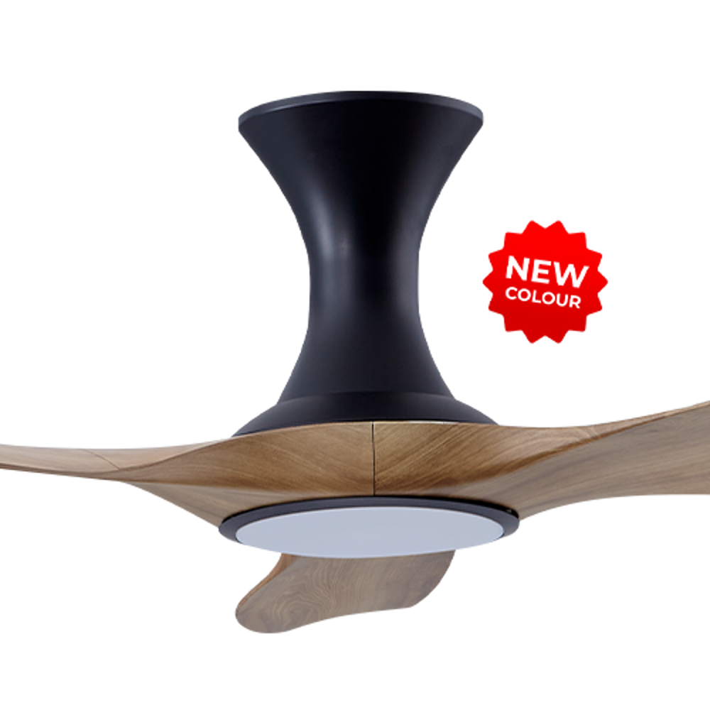 EFENZ Tiffany 603 60 inch ceiling fan, Black Caramel limited edition, hugger mount, with Samsung LED