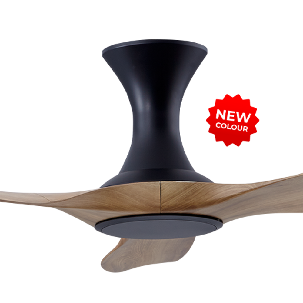 EFENZ Tiffany 603 60 inch ceiling fan, Black Caramel limited edition, hugger mount, no light
