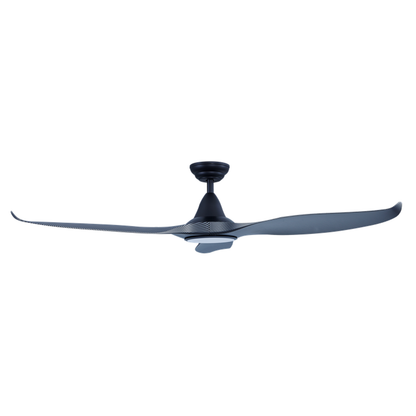 EFENZ Tiffany 603 60 inch ceiling fan, Black Carbon Fiber limited edition, downrod mount, with Samsung LED