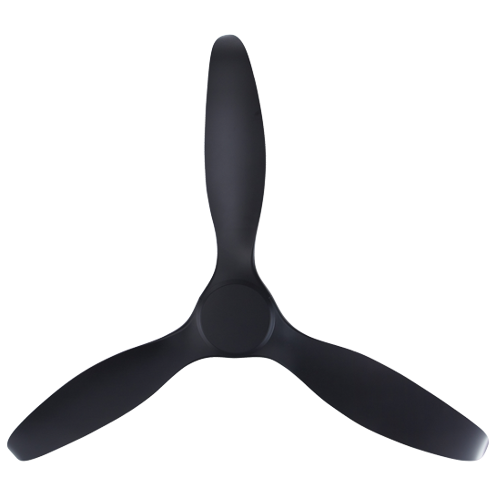 EFENZ Tiffany 603 60 inch ceiling fan, Black, downrod mount, no light