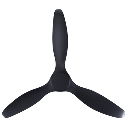 EFENZ Tiffany 603 60 inch ceiling fan, Black, downrod mount, no light