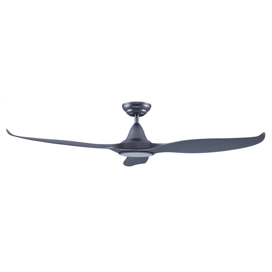 EFENZ Tiffany 603 60 inch ceiling fan, Matte Titanium, downrod mount, with Samsung LED