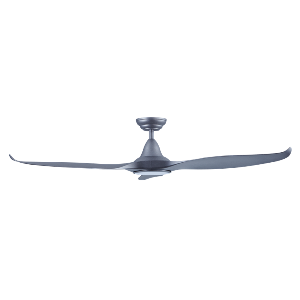 EFENZ Tiffany 603 60 inch ceiling fan, Satin Titanium limited edition, downrod mount, with Samsung LED