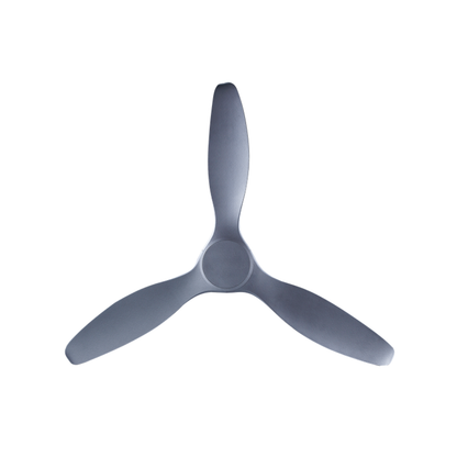 EFENZ Tiffany 603 60 inch ceiling fan, Satin Titanium limited edition, downrod mount, no light
