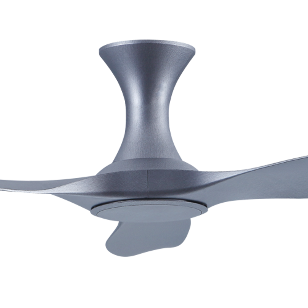 EFENZ Tiffany 603 60 inch ceiling fan, Satin Titanium limited edition, hugger mount, no light