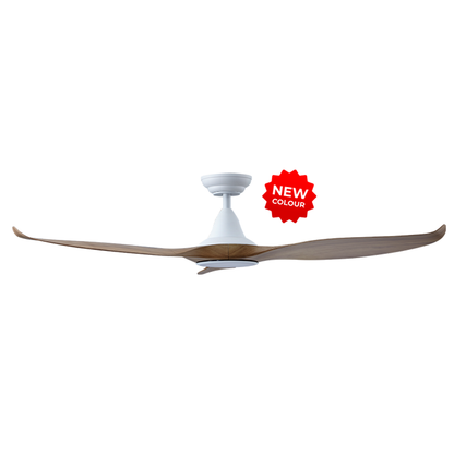 EFENZ Tiffany 603 60 inch ceiling fan, White Caramel limited edition, downrod mount, with Samsung LED