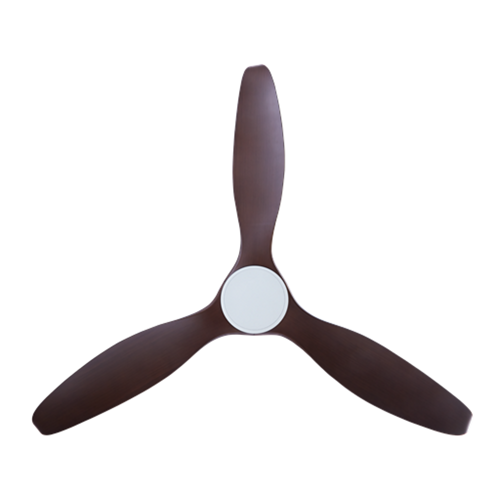 EFENZ Tiffany 603 60 inch ceiling fan, White Dutch Cocoa limited edition, downrod mount, no light