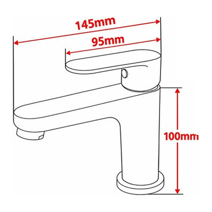 ent Basin Tap 74420 dimensions
