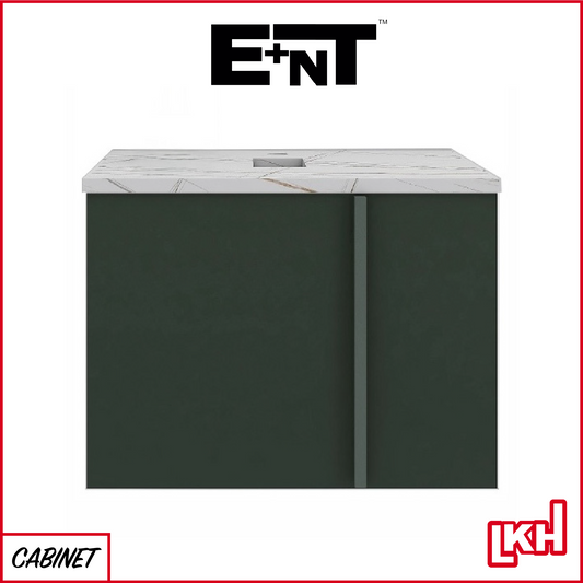 E+NT LD-Y01 60cm Stainless Steel Cabinet with Table Top (Matt Green)