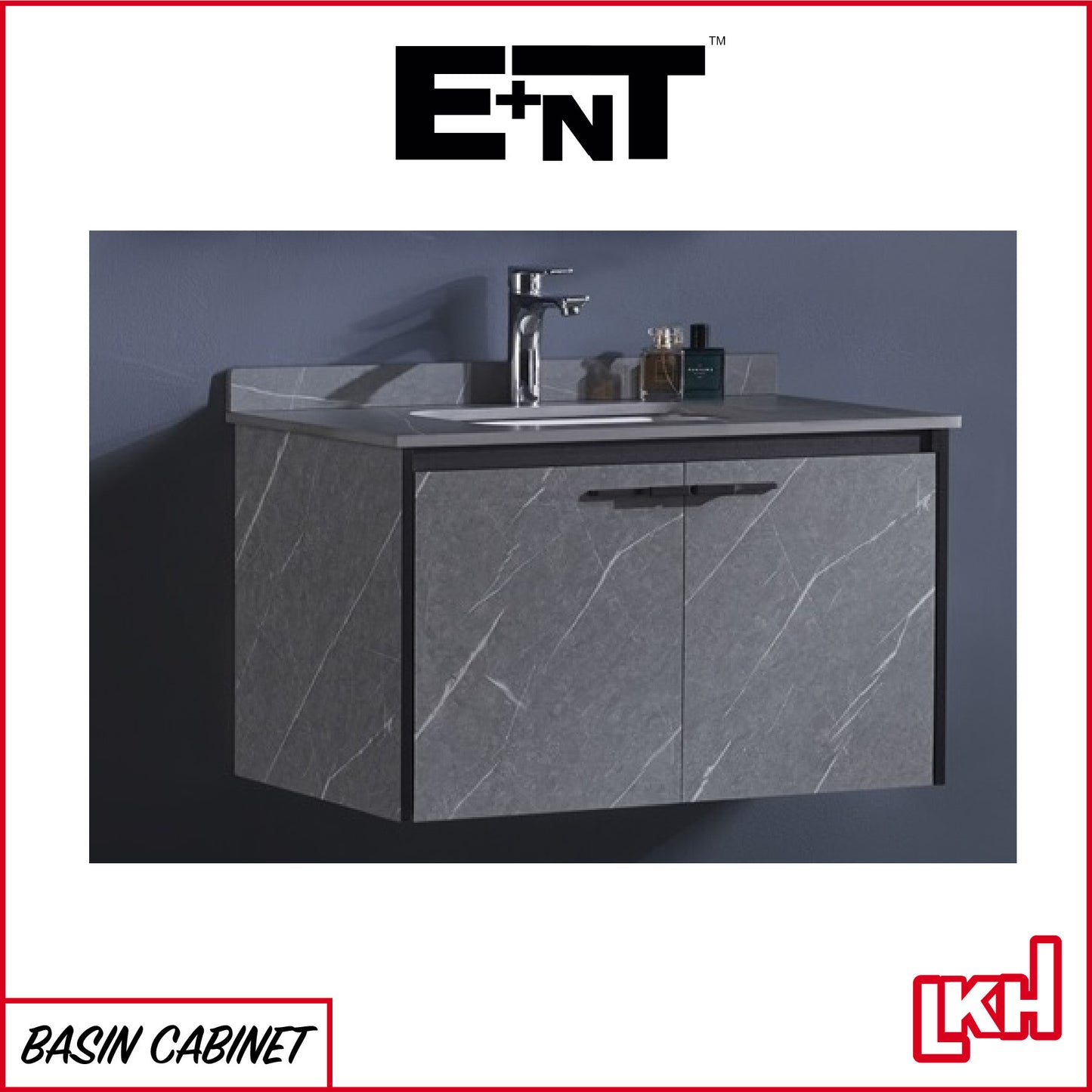 E+NT 3018-80YB/3018-60YB 60cm/80cm Stainless Steel Basin Cabinet