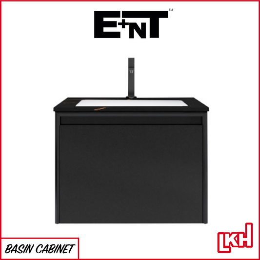 E+NT LD-3581 60cm Stainless Steel Basin Cabinet (Matt Grey)