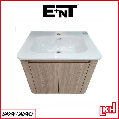 E+NT YAM7-60LAE 60cm PVC Basin Cabinet (Light Ash)