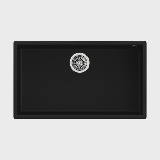 Teka Square 72.40 TG Undermount Single Bowl Tegranite+ Sink (Black)