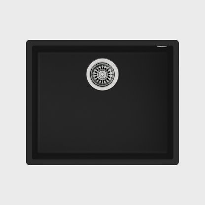 Teka Square 50.40 TG Undermount Single Bowl Tegranite+ Sink (Black)