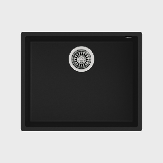 Teka Square 50.40 TG Undermount Single Bowl Tegranite+ Sink (Black)