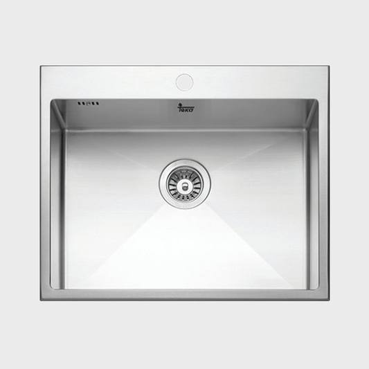 Teka INTRO 60 Top Mounted Single Bowl Stainless Steel Sink
