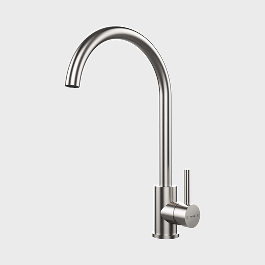 Teka UNI 9310 XP High Spout Kitchen Mixer (Stainless Steel)