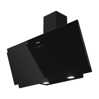 Teka DVS 90 AD 90cm Vertical Black Glass Chimney Hood