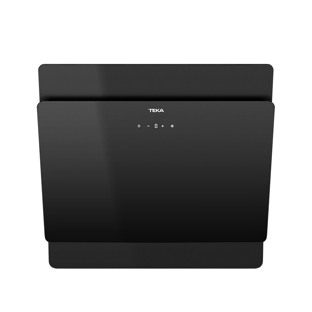 Teka DVS 60 AD 60cm Vertical Black Glass Chimney Hood view 2
