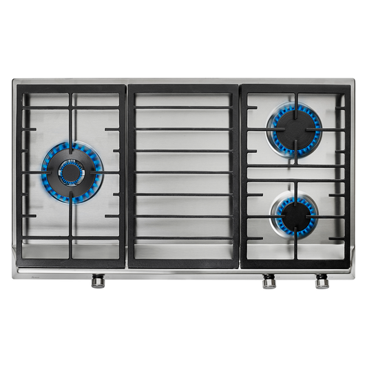 Teka EX 90.1 3G 90cm 3-Burner Stainless Steel Gas Hob (PUB)