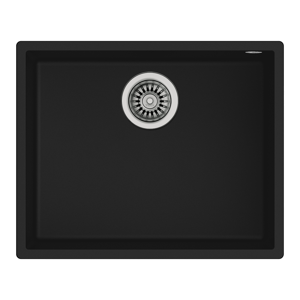 Teka Square 50.40 TG Undermount Single Bowl Tegranite+ Sink (Black)
